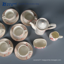 15pcs caff use valuable antique bone china tea set / tea and coffee sets full of Chinese culture